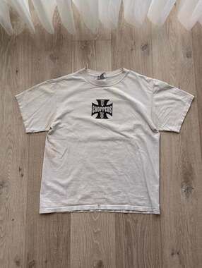 Vintage Y2K West Coast Choppers Long Beach CA Double Sided Logo T-Shirt